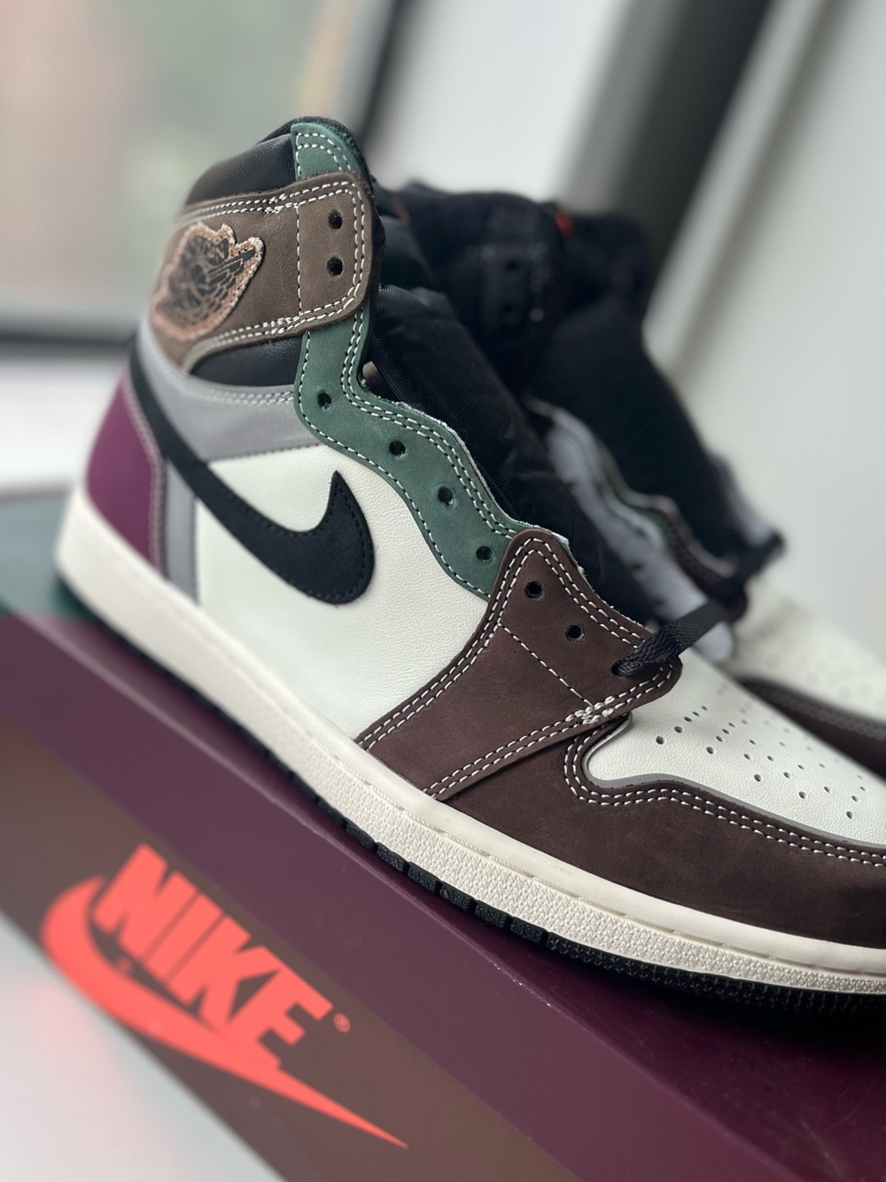 DS Air Jordan 1 RETRO HIGH OG black archaeo brown dark chocolate 10 dh3097001